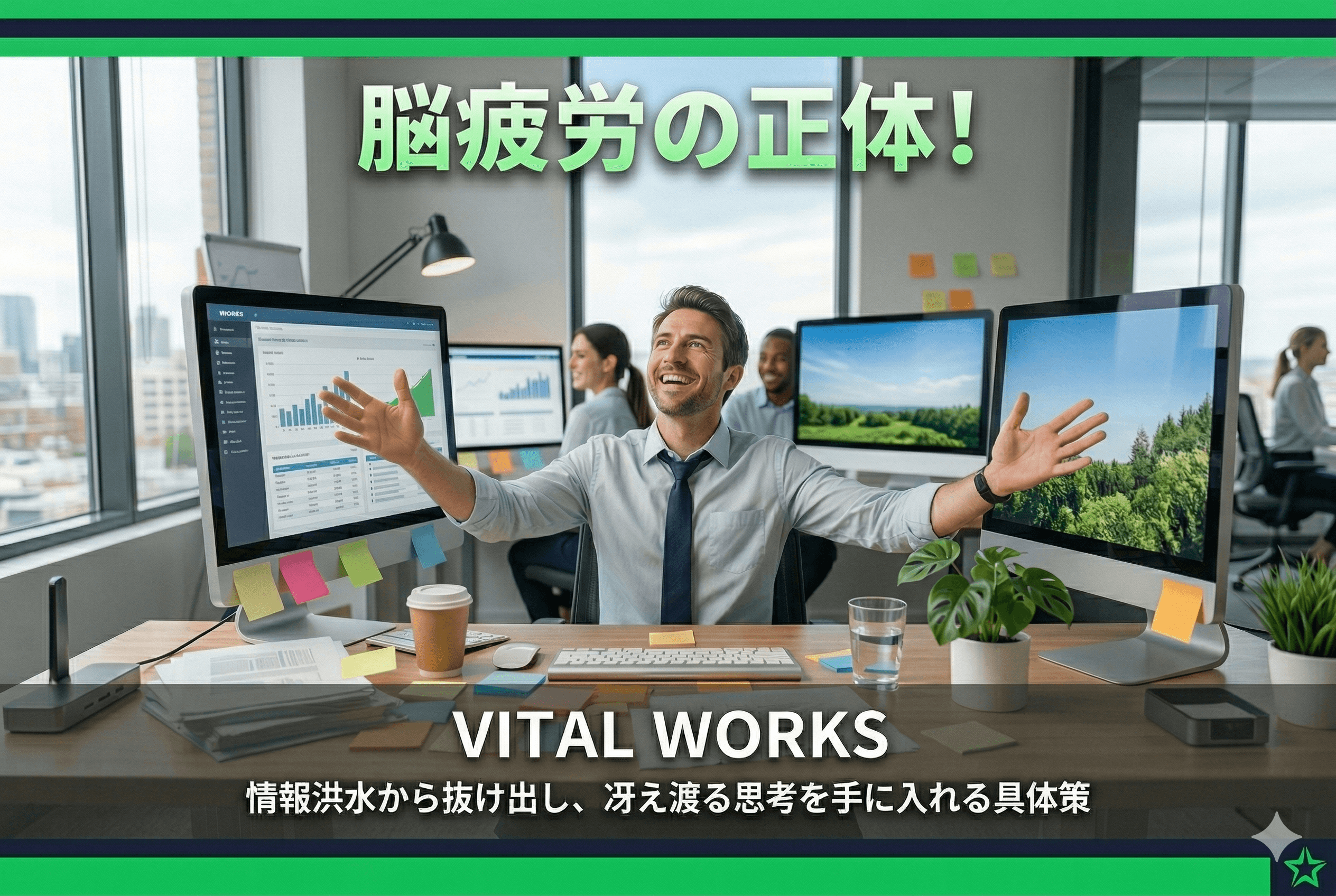 集中できない…「脳疲労」を科学的に解消！デジタル時代の脳を癒やす7つの習慣